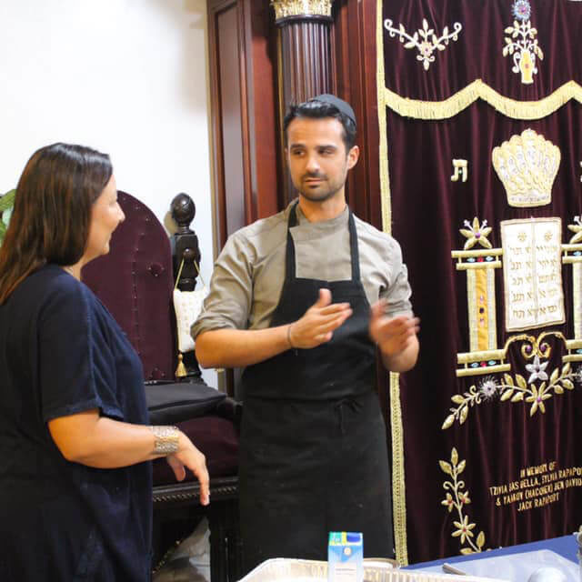 Kosher private chef certified mashgiach
