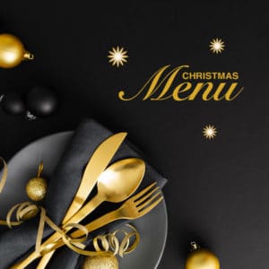 Christmas Menu delivered at home