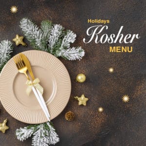 Kosher Menu delivered at home